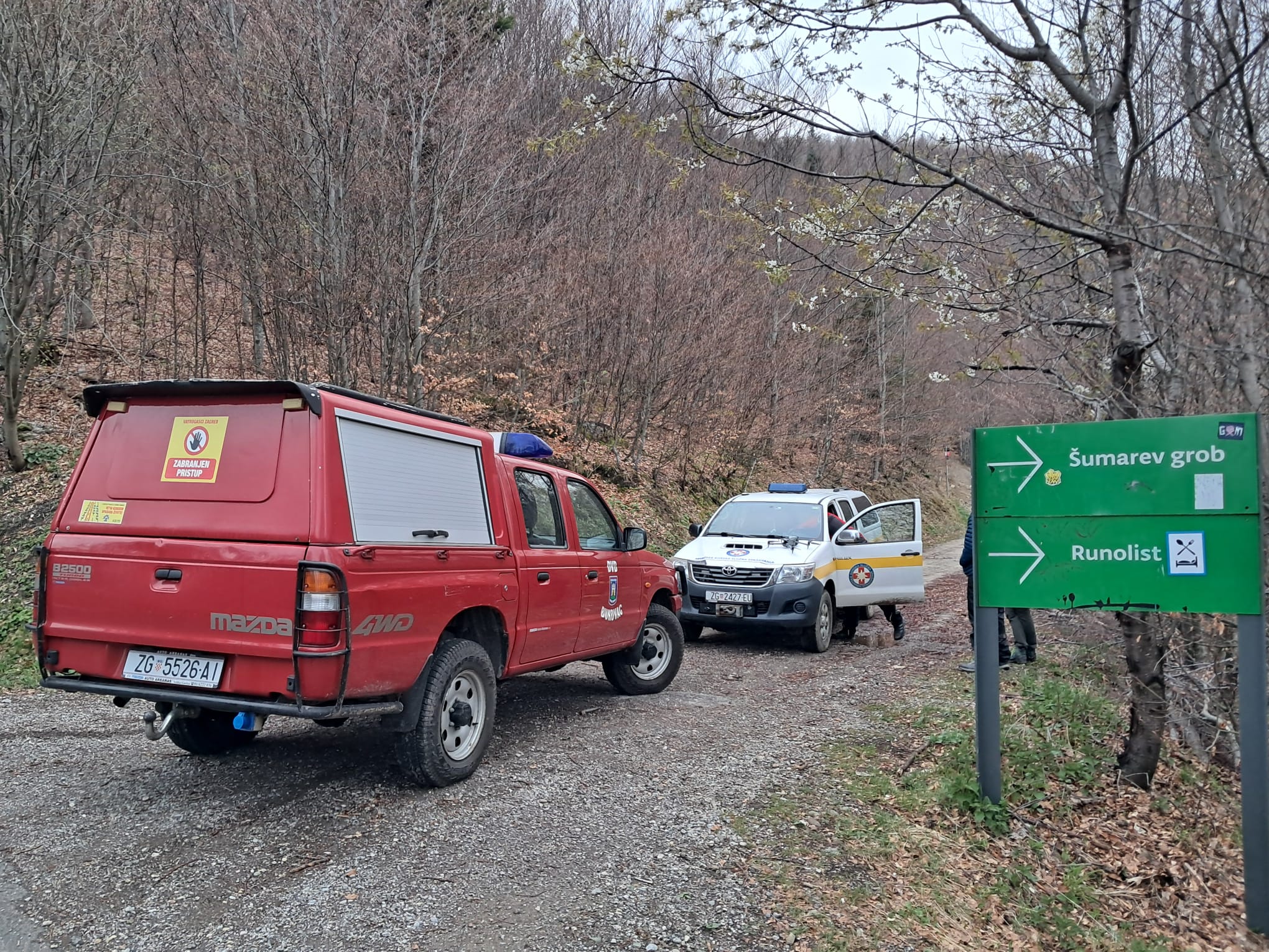 Potraga za nestalom osobom na Medvednici završena
